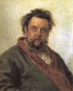 Portrait of Modest Mussorgsky Ilya Repin